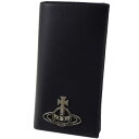 ヴィヴィアン ウエストウッド 長財布 二つ折り メンズ Vivienne WestWood KENT LONG WALLET WITH ZIP BLACK 51050050 40187 N409