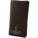 ヴィヴィアン ウエストウッド 長財布 二つ折り メンズ Vivienne WestWood KENT LONG WALLET WITH ZIP BROWN 51050050 40187 D403