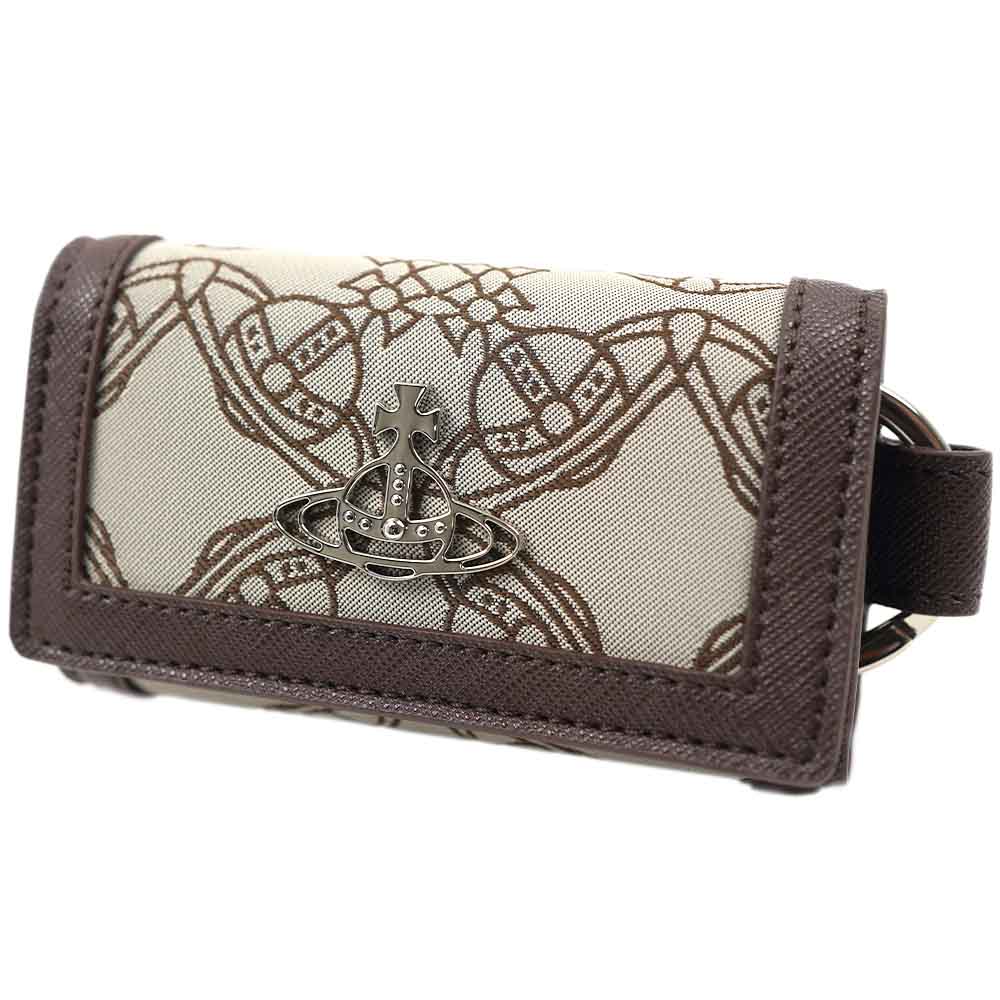 󥦥ȥå   5Ϣ Vivienne Westwood ORBMANIA KEY WALLET BROWN 51120007 12089 D401