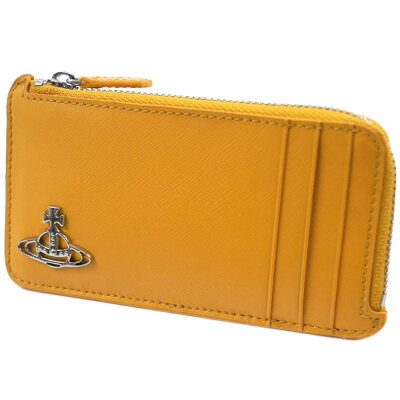ヴィヴィアンウエストウッド 財布 フラグメントケース カードケース コインケース 小銭入れ Vivienne Westwood レディース メンズ DEBBIE ZIP CARD HOLDER YELLOW イエロー 51050051-42093-E401