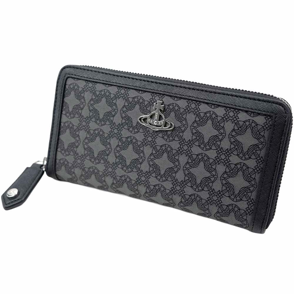 ヴィヴィアン ウエストウッド 長財布 ラウンドファスナー ブラック Vivienne Westwood 51050023 W0009 O101