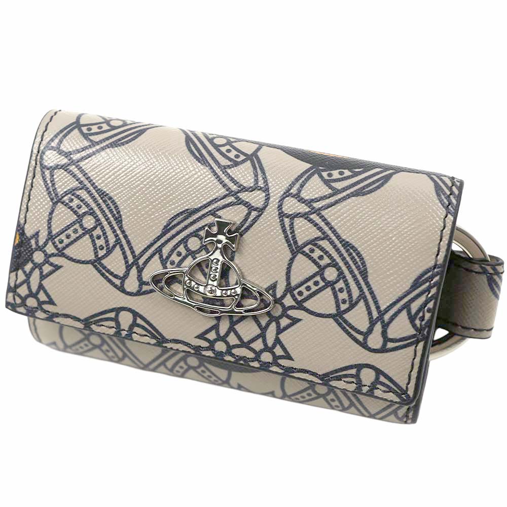 ヴィヴィアンウエストウッド キーケース メンズ レディース ユニセックス Vivienne Westwood ORBMANIA PRINT 51120007-42093-O101 51120007 42093 O101