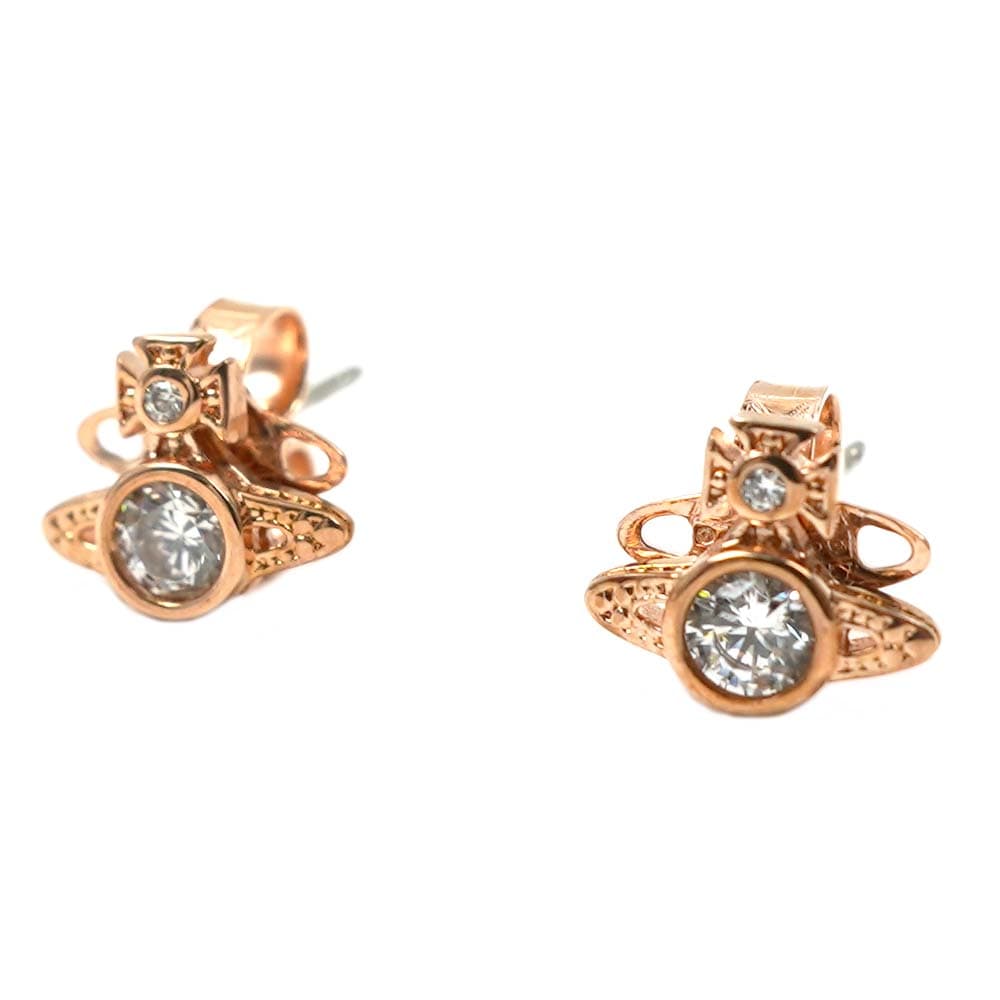 ヴィヴィアンウエストウッド ピアス Vivienne Westwood レディース LONDON ORB ピンクゴールド アクセサリー 62010220-G103