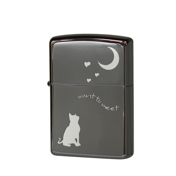 ZIPPO ジッポライター ジッポー キャット＆ムーン 猫 2CAT-BNA