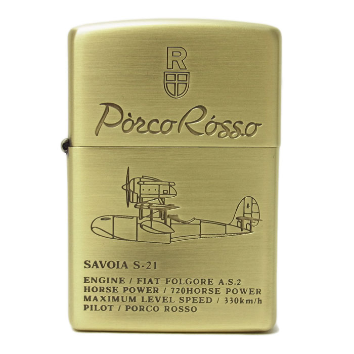 ZIPPO ジッポライター ジッポー スタジオジブリ 紅の豚 SAVOIA S-21 サボイア2 NZ-06