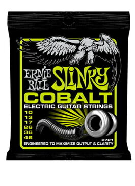 *【定形外郵便・代引不可】【ERNIE BALL（アーニーボール）　エレキギター弦】 Cobalt Regular Slinky #2721