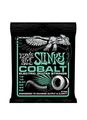 *【ERNIE BALL（アーニーボール）　エレキギター弦】 Cobalt Not Even Slinky #2726