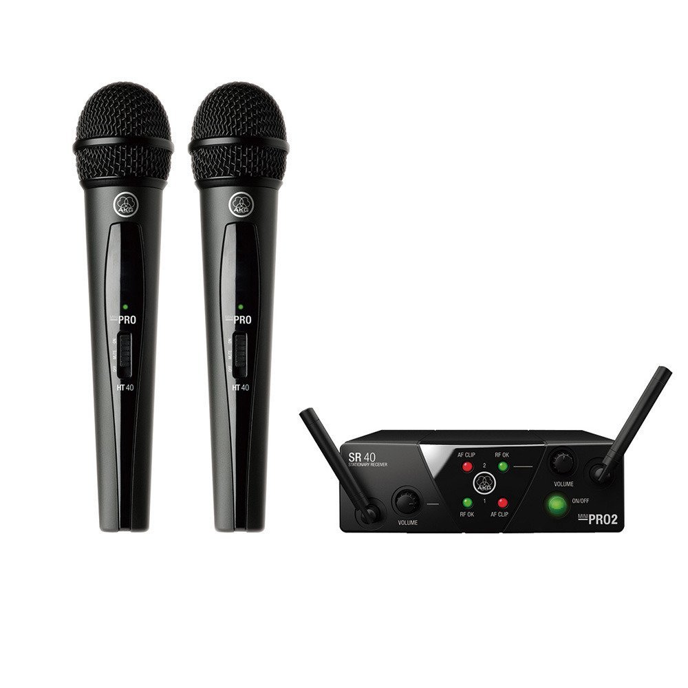 【AKG】【ワイヤレスマイク】【送料無料】 WMS40 MINI DUAL VOCAL SET