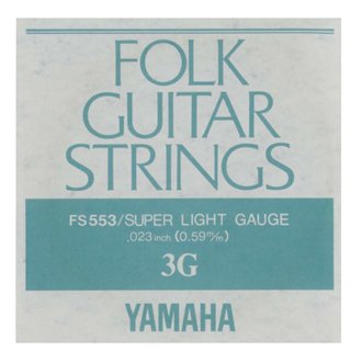 【ゆうパケット・送料無料】【YAMAHA】【アコギ弦】【バラ弦6本セット】FS553 3弦 .023インチ