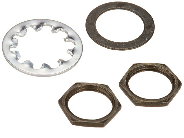 【SCUD】【パーツ】ナットセット エンドピンジャック用 ブラック EXNUT-EPB