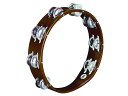 【送料無料】*【MEINL（マイネル）】 Traditional Wood Tambourine Aluminum Jingles 2rows TA2A-AB