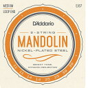 Nickel Mandolin Strings, Medium, 11-39 D'Addarioマンドリン・ファミリー・ストリングスは、世界のトップ・マンドリン・ プレイヤー達に愛用されています ゲージ: .011/.011/.014/.014/.025/.025/.039/.039 パッケージか予告なく変更されることがござます。商品仕様につきましては変更はございませんので御了承お願い致します。　