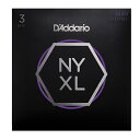 【ゆうパケット・送料無料】D'Addario ダダリオ エレキギター弦 NYXL Medium .011-.049 NYXL1149-3P 3set入りパック