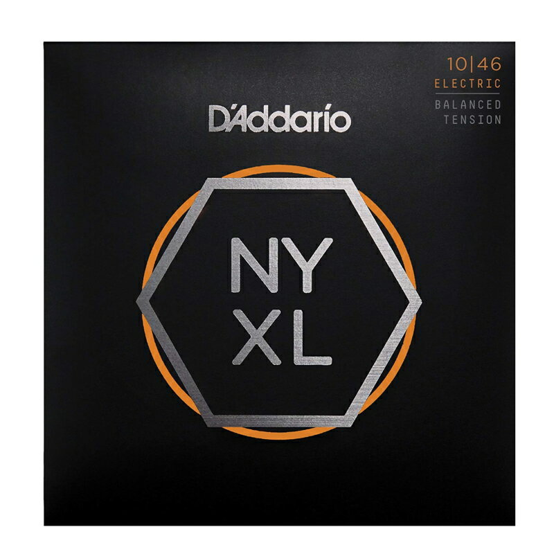 【ゆうパケット 送料無料】D 039 Addario ダダリオ エレキギター弦 NYXL Balanced Tension Regular Light .010-.046 NYXL1046BT