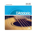 *【メール便発送、代引き不可】アコースティックギター弦 D'Addario EJ-16(EJ16)
