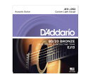 【D'Addario(ダダリオ)】アコースティックギター弦Gauge　Custom Light 1st:PL011 2nd:PL015 3rd:BW022 4th:BW032 5th:BW042 6th:BW052 代金引換でのご注文はお受けできません。 また追跡番号の発行はございません。 ご了承いただきますようお願い申し上げます。 ※パッケージは予告無く変更となる場合がございます。　