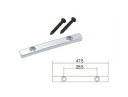 【メール便・送料無料】【ギターパーツ】【テンションバー】 【GOTOH】エレキギター用テンションバー TB47.5 クローム