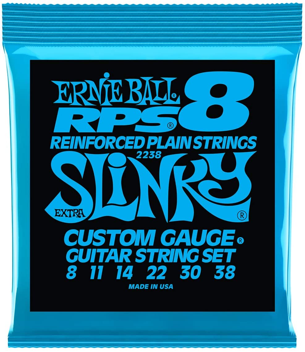 【ゆうパケット便発送・送料無料】ERNIE BALL 2238 エレキギター弦 (08-38) RPS EXTRA SLINKY レインフォースド・プ…