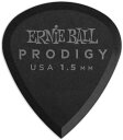 【ゆうパケット発送 送料無料】ERNIEBALL ピック Prodigy Picks BLack Mini 1.5mm 6枚セット 9200