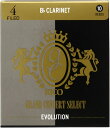 【ゆうパケット・送料無料】【Rico(リコ)】D'Addario WoodWinds リード Bbクラリネット用 GRAND CONCERT SELECT EVOLUTION FILED EVF10BCL400 [硬さ:4.0] 10枚入り