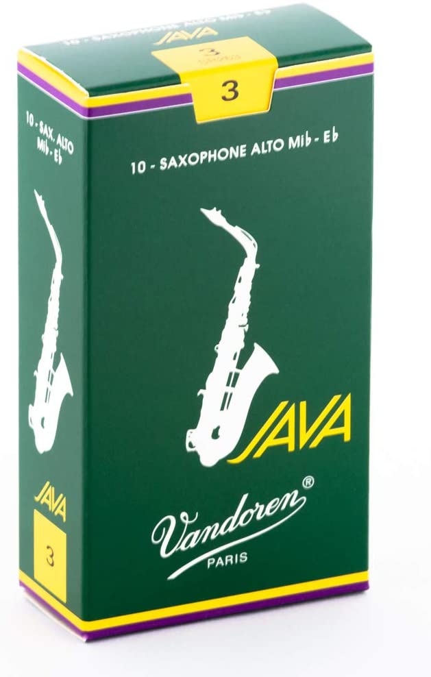 【特定記録郵便】【Vandoren（バンドレン）リード】アルトサックス（A・Sax）　ジャバ(JAVA) 硬さ:3 (10枚入)（SR263)