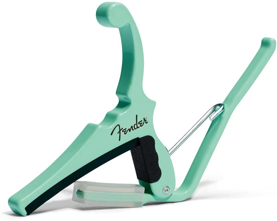 【ゆうパケット】【Kyser】【カポタスト】 KGEFSGA Fender Classic Color Quick-Change Electric Capo Surf Green ギター用カポタスト