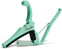 【ゆうパケット】【Kyser】【カポタスト】 KGEFSGA Fender Classic Color Quick-Change Electric Capo Surf Green ギター用カポタスト