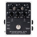 Darkglass Electronics MICROTUBES B7K V2 OVERDRIVE / PREAMP きらびやかなクリーン・プリアンプから破壊的なハイゲイン・ディストーションまで Microtubes B7K V2 は、B3K の誇るパワフルでダイナミックなサチュレーション回路を用いて、強力な4バンド EQ と多様性を実現するためにバランスタイプのラインドライバーを追加した、ベース用アナログプリアンプです。スタジオとライブの両方で使用できるようデザインされており、ベースサウンドをまったく新しいレベルへと押し上げます。 さらにV2に搭載された機能としてLOW MIDS では中心周波数を 1KHz か 500Hz で、HI MIDS では中心周波数を 3kHz か 1.5kHz で選択可能なオプションが追加されたことで、更に求めるサウンドに向けてトーンを作り込むことがができます。 【仕様】 ジャンル：ベース用プリアンプ/DI/オーバードライブ・ディストーション サイズ：12 × 10.7 cm 電源仕様：DC9V センターマイナス / 消費電流値30mA ※ご注意ください。 レギュレートされた DC9V センターマイナス極性のアダプターをご使用ください。 環境への配慮を理由に 9V バッテリー（006P）駆動には対応していません。 レギュレートされてないパワーサプライの使用、もしくは 9VDC 以上の電圧を供給した場合、ノイズの発生やユニットが破損する恐れがあり、保証対象外となりますのでご注意ください。　