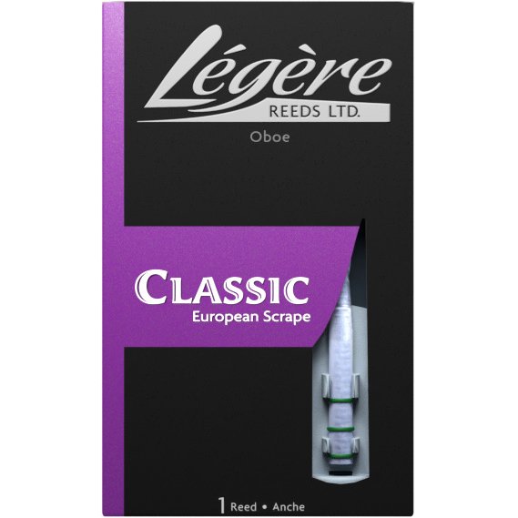 【ネコポス便・送料無料】【樹脂リード】Legere オーボエ用樹脂リード European Scrape [ M（ミディアム）]