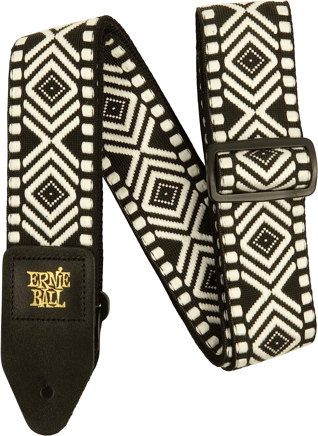 【ゆうパケット便】*【ERNIEBALL(アーニーボール)】【ストラップ】 JACQUARD STRAP　White Savannah #5343