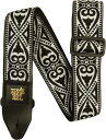 【ゆうパケット便】*【ERNIEBALL(アーニーボール)】【ストラップ】 JACQUARD STRAP Black Heart #5345
