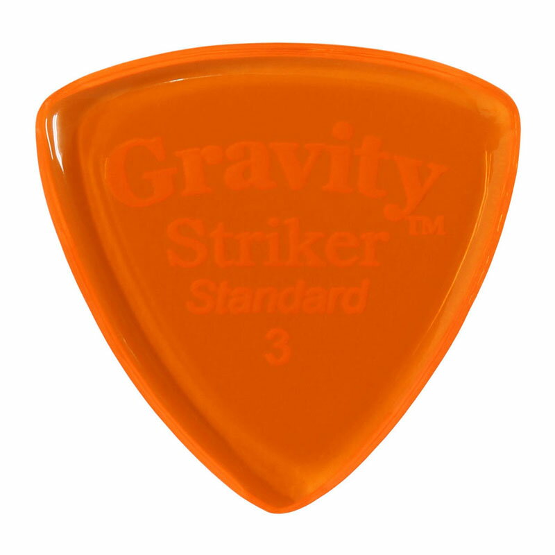 Rakuten - GRAVITY GUITAR PICKS Striker - Standard - GSRS3P 3.0mm, Orange