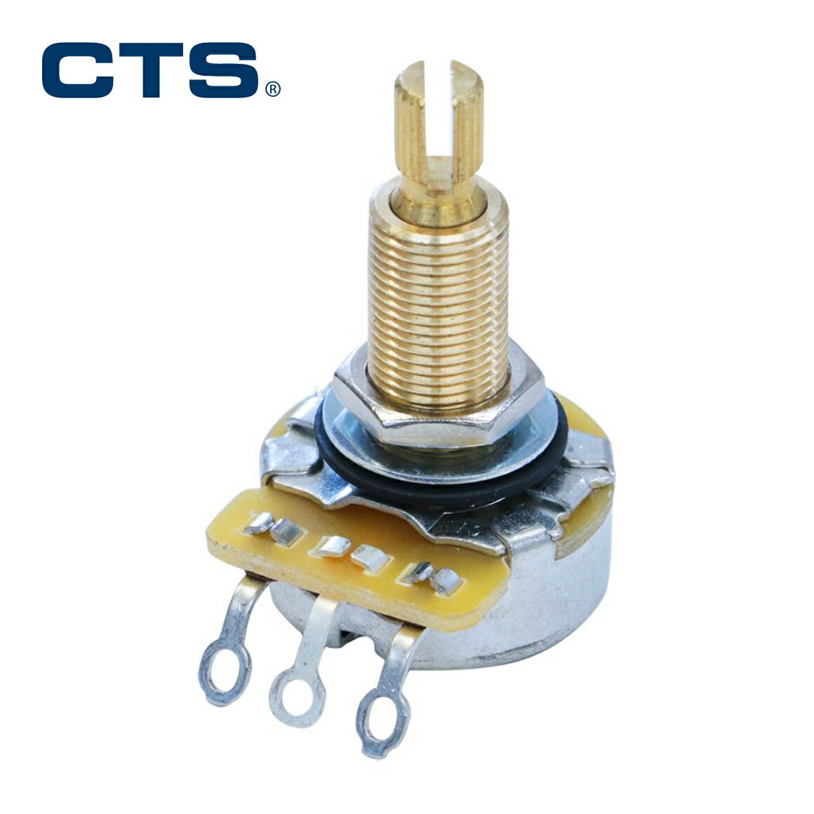 CTS製ポット インチサイズ ロングシャフト 500KΩ Aカーブ CTS-A500-L ギターパーツに関する注意事項 ・ 商品画像はイメージになります。 カラー、サイズ等は商品名・商品説明文をご参照下さい。 ・ ギターパーツに関しては全て消耗品扱いとなり、保証対象外商品となります。 ・ サイズやカラーの注文間違いによる商品の返品・ご交換は一切お受け致しかねます。 ・ ギターパーツはメーカー取り寄せ商品となります。 ご注文後のキャンセルは一切お受け出来ませんのでご了承の上、ご注文下さい。