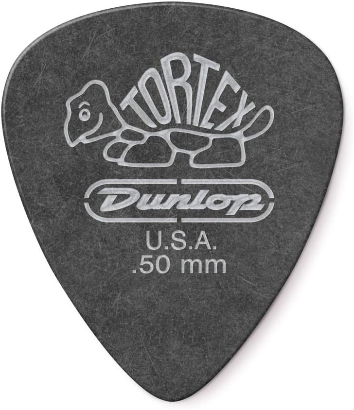 Rakuten - 【送料無料・メール便】Jim Dunlop ピック×12枚 488 Tortex Pitch Black Standard 0.50mm
