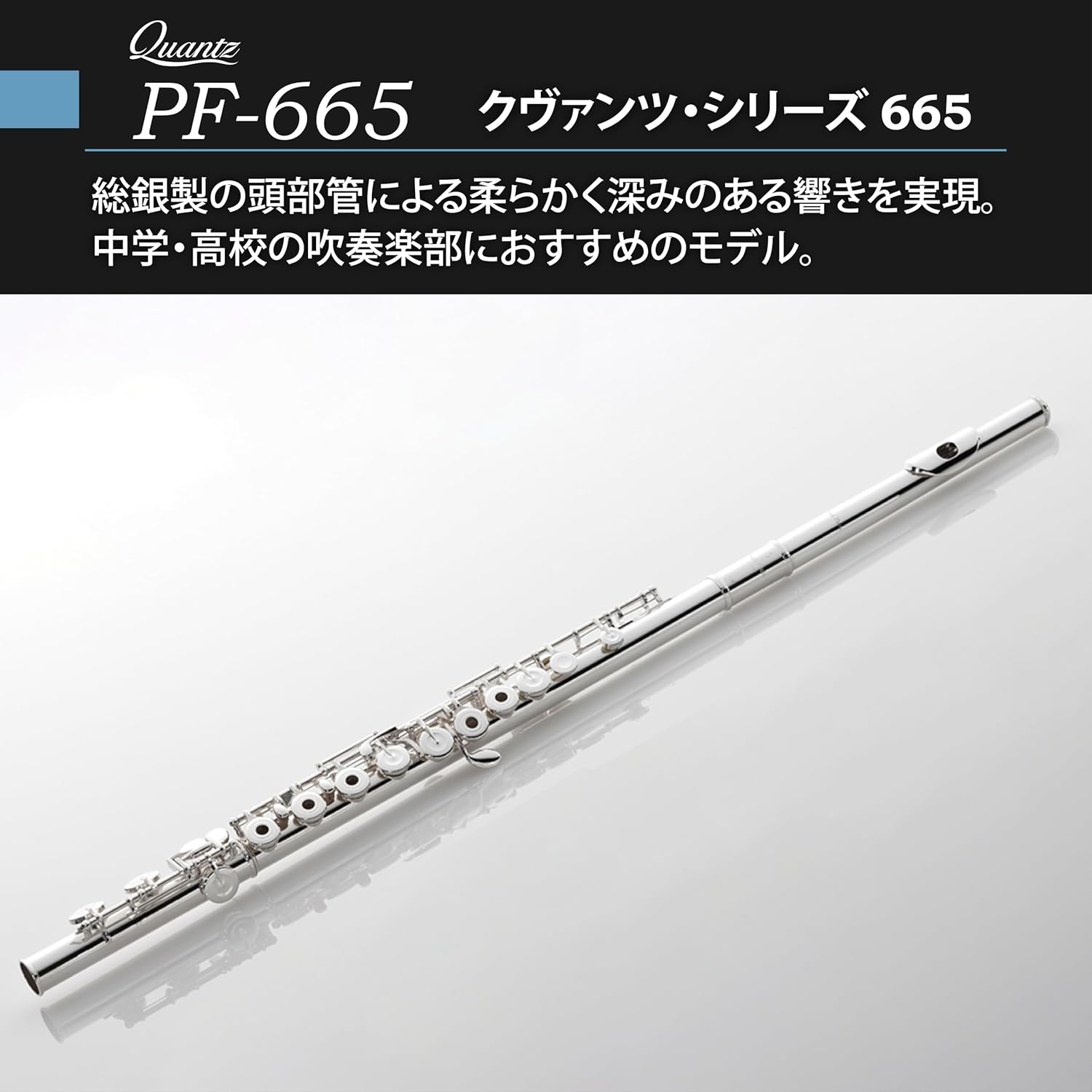 【送料無料】Pearl Flute パール フルート Quantz クヴァンツ・シリーズ 665 頭部...