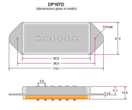 �ڥԥå����åסۡ�DiMarzio(�ǥ��ޥ���)��DP167D SOAP BAR / DiMarzio Soapbar