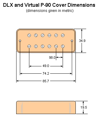 �ڥԥå����åסۡ�DiMarzio(�ǥ��ޥ���)��DP169 SOAP BAR / Virtual P90