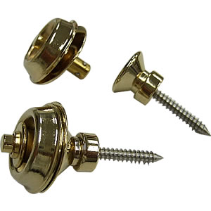 ダンロップのロックピンはネジが太く長いためしっかり固定できます。 ストラップ側もクリップのような物で挟むタイプなので外れにくい仕様となっております。