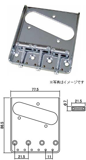 【送料無料】【パーツ】【SCUD（スカッド）】TLタイプブリッジ T-21C (T21C)、3wayスパイラルサドル(クローム)