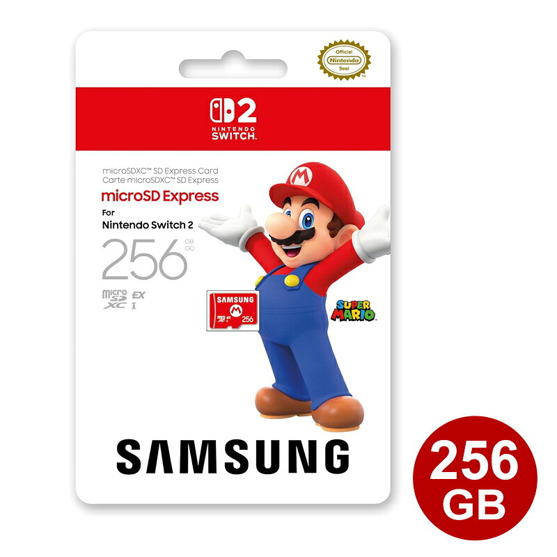 Samsung Switch2対応 microSD Express 256GB スイッチ2 メモリーカード microSDXCカード マイクロSDカード microSD Express Card 256GB for Nintendo Switch 2 BEE-A-SD01B 