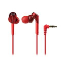 オーディオテクニカ ハイレゾ対応 インナーイヤーヘッドホン SOLID BASS レッド ATH-CKS550XRD 【送料無料】
