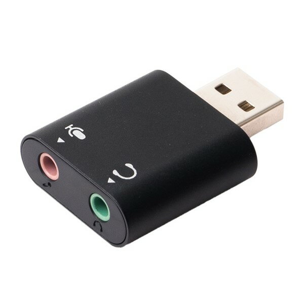 ミヨシ PC用オーディオ変換アダプタ USBポート-3.5mmミニジャック 3極専用 PAA-U3P 【メール便送料無料】