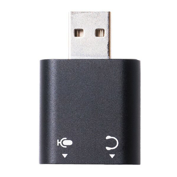 ミヨシ PC用オーディオ変換アダプタ USBポート-3.5mmミニジャック 3極専用 PAA-U3P 【メール便送料無料】