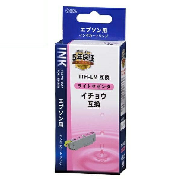 エプソン イチョウ ITH-LM互換インク ライトマゼンタ OHM 01-4306 INK-EITHB-LM メール便送料無料