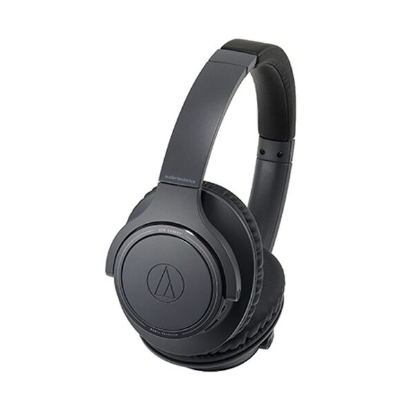 オーディオテクニカ ワイヤレスヘッドホン Bluetooth ブラック かわいい ワイヤレスイヤホン 高音質 日本メーカー製 iPhone Android対応 SoundReality ATH-SR30BTBK 【送料無料】