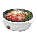 ミニグリル鍋 OHM 08-1210 COK-YM65A-W 宅飲み 調理家電 キッチン用品 【送料無料】