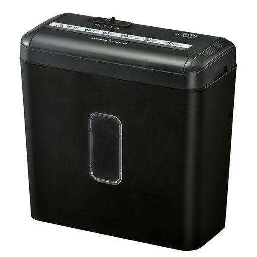 クロスカットシュレッダー 容量8リットル ブラック OHM 00-5175 SHR-X205B 【送料無料】 クロスカットシュレッダー 容量8リットル ブラック OHM 00-5175 SHR-X205B 【送料無料】