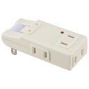 \ポイント5倍/ 雷ガード付 マイクロタップ 4個口 ホワイト プラグ収納式 雷ガード 電源タップ OHM 00-6969 HS-AKS4PBT-W OAタップ...