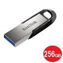 ＼楽天カードポイント5倍！4/25／サンディスク USB3.0フラッシュメモリ 256GB Ultra Flair SDCZ73-256G-G46 USB3.0 USBメモリ SanDisk 海外リテール メール便送料無料