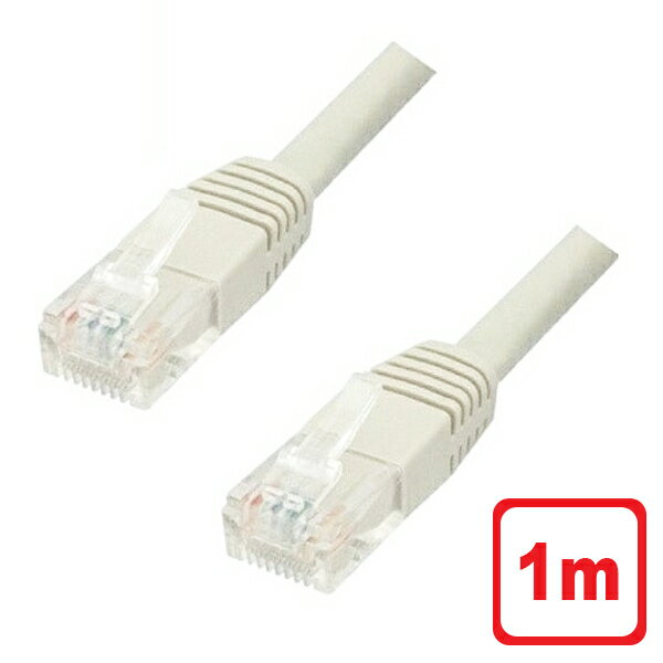 【10％OFF】3Aカンパニー LANケーブル 1m カテゴリ6 ストレート ランケーブル cat6 イーサネット RJ-45 より線 PCC-LAN610S メール便送料無料